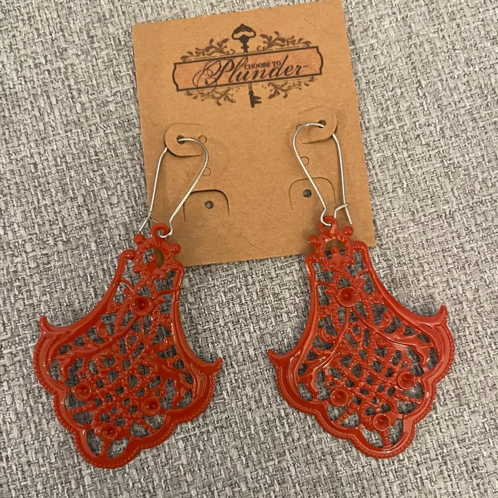 5 pairs filigree earrings - Picture 6 of 6
